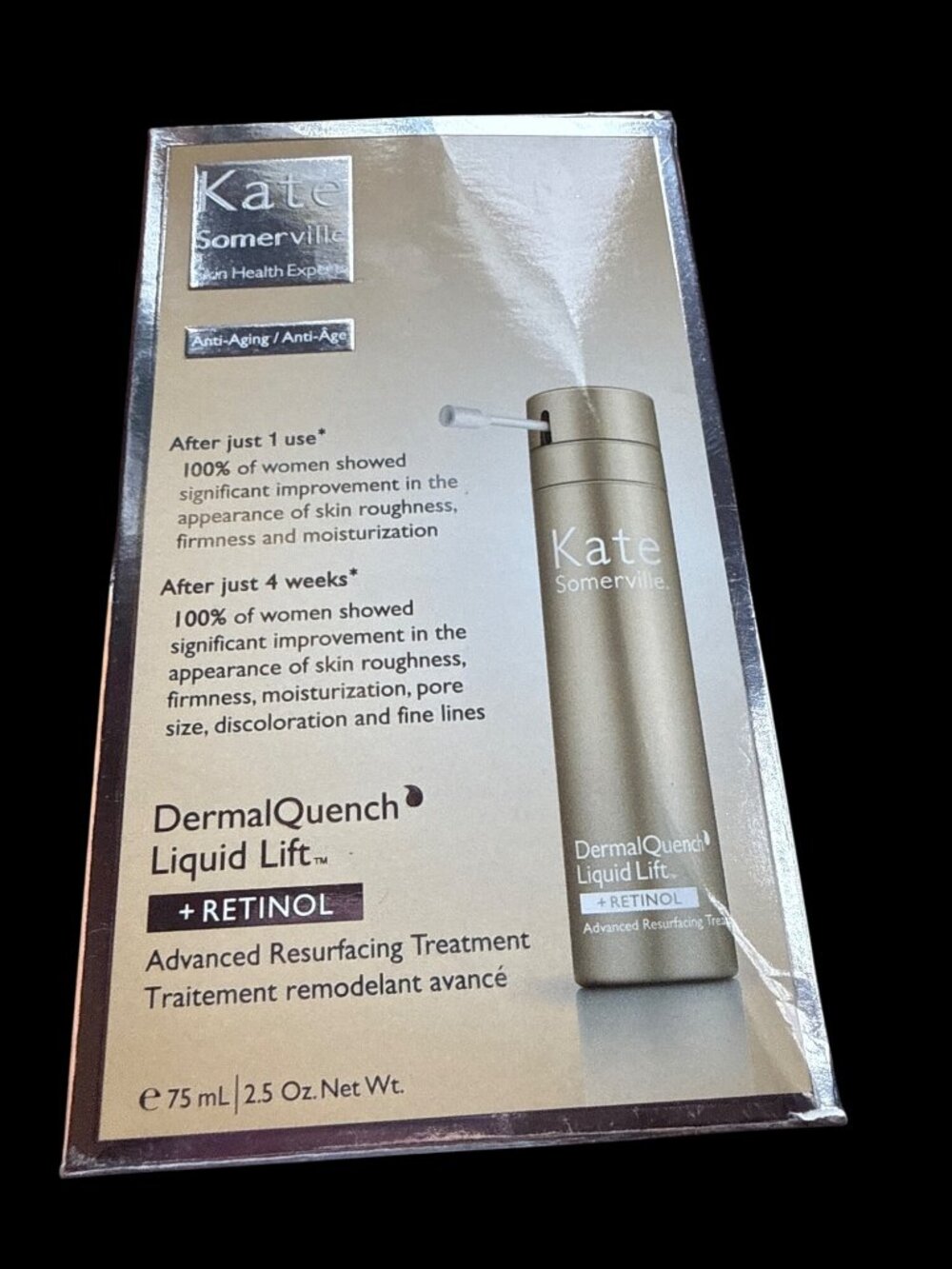 Kate Somerville Dermal Quench Liquid Lift & Retinol Eye Cream - Lot of 4 New - Picture 3 of 5